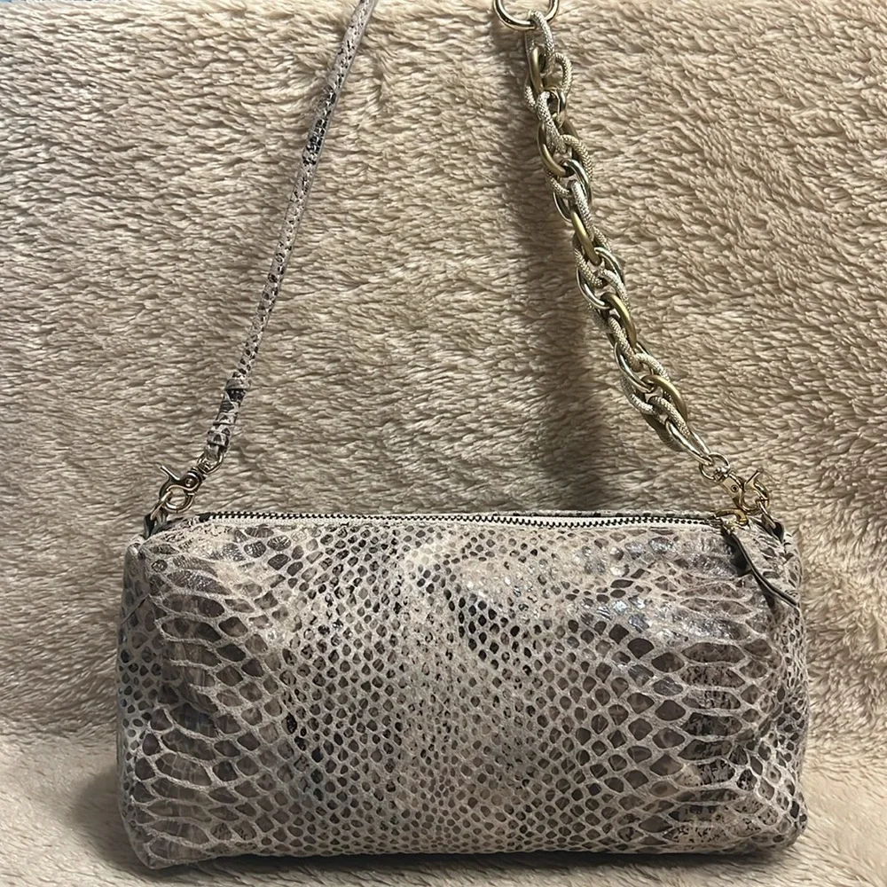 ELLIOTT LUCCA Sintra Snakeskin Print Purse - Picture 9 of 17